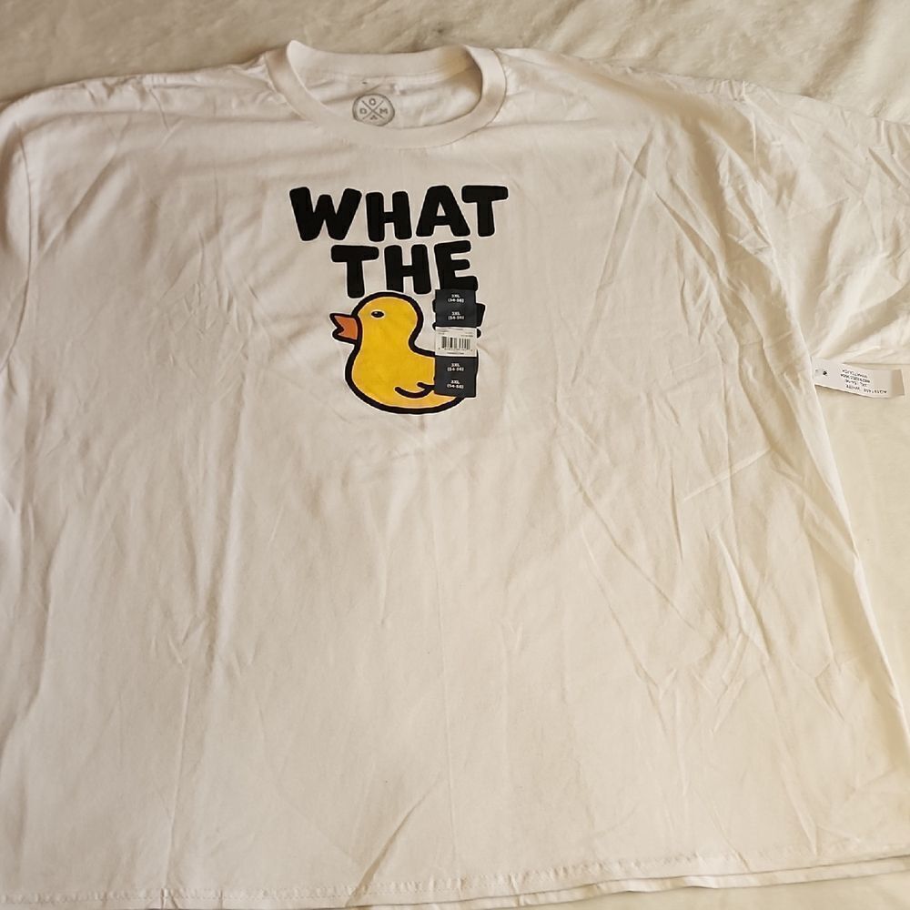 DOM NWT Graphic Tshirt "What The Duck"